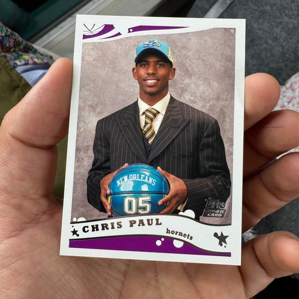 Topps Chris Paul Rookie Card Basketball Card 2005 New Orleans Hornets #224